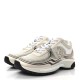 CHANEL Fabric Laminated Calfskin Stretch CC Womens Sneakers 37 White Gold Silver CHANEL Fabric Laminated Calfskin Stretch CC Womens Sneakers 37 White Gold Silver