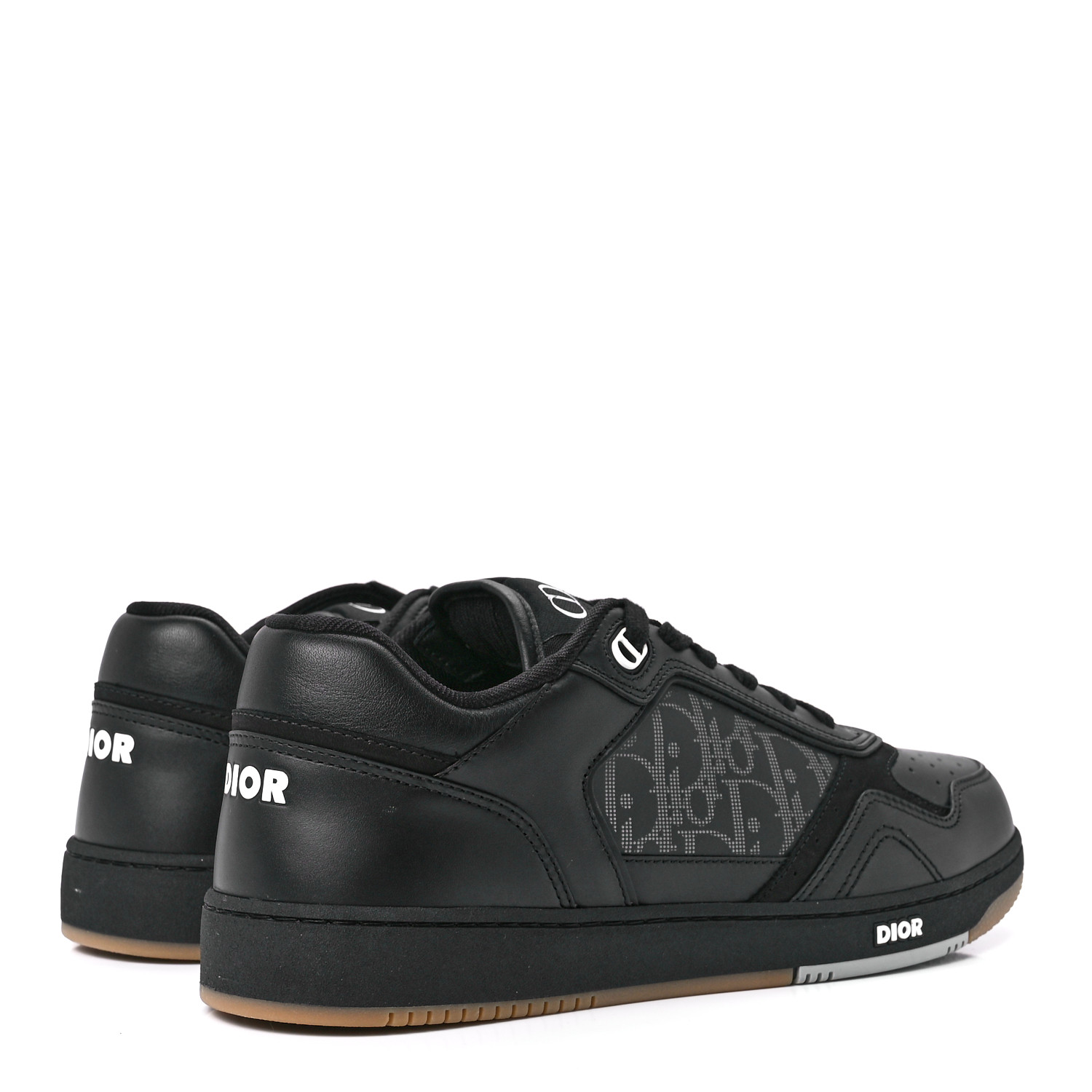 CHRISTIAN DIOR Smooth Calfskin Oblique Galaxy Mens B27 Low Top Sneakers 43 Black Beige CHRISTIAN DIOR Smooth Calfskin Oblique Galaxy Mens B27 Low Top Sneakers 43 Black Beige