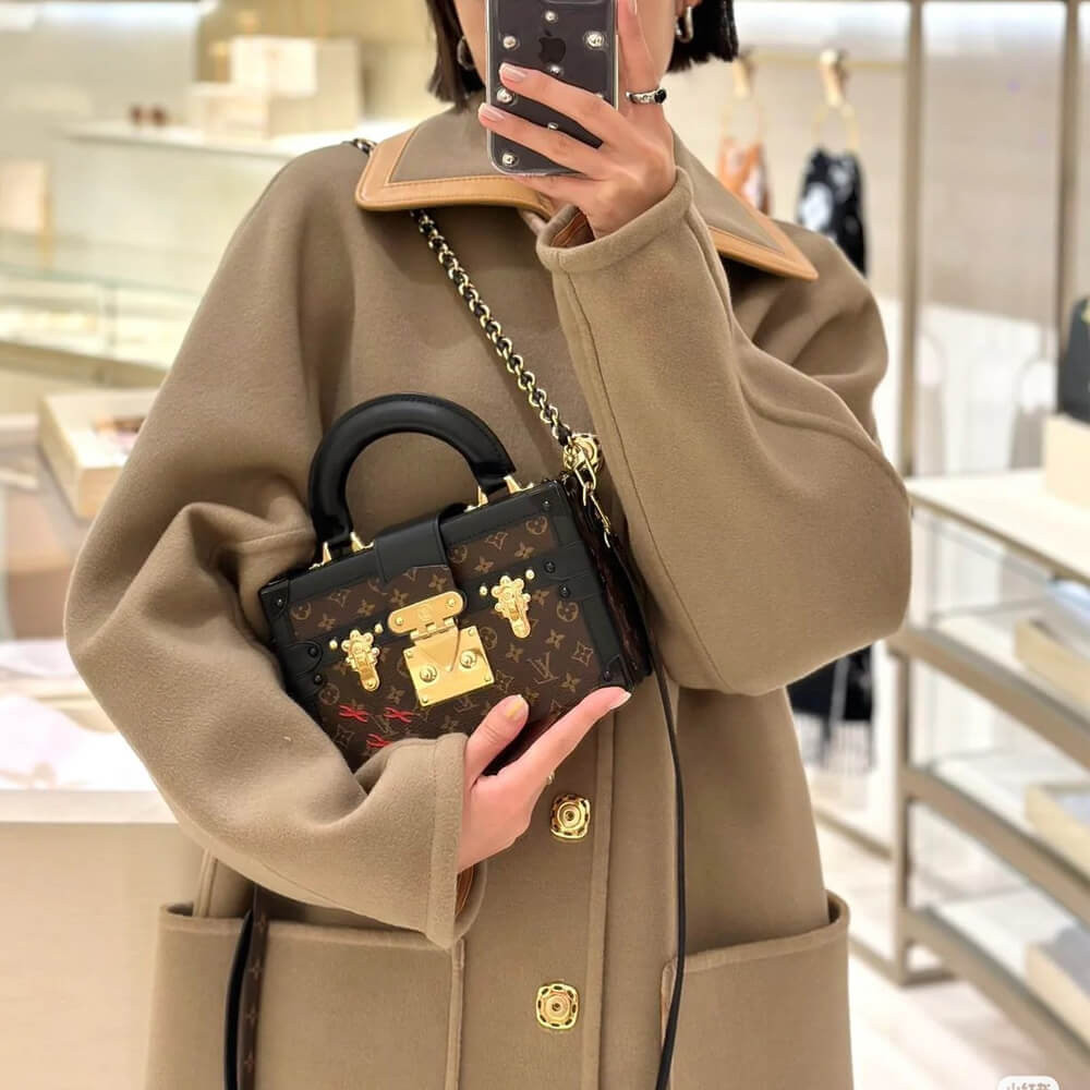 Louis Vuitton Monogram Petite Malle Capitale M46755 Louis Vuitton Monogram Petite Malle Capitale M46755