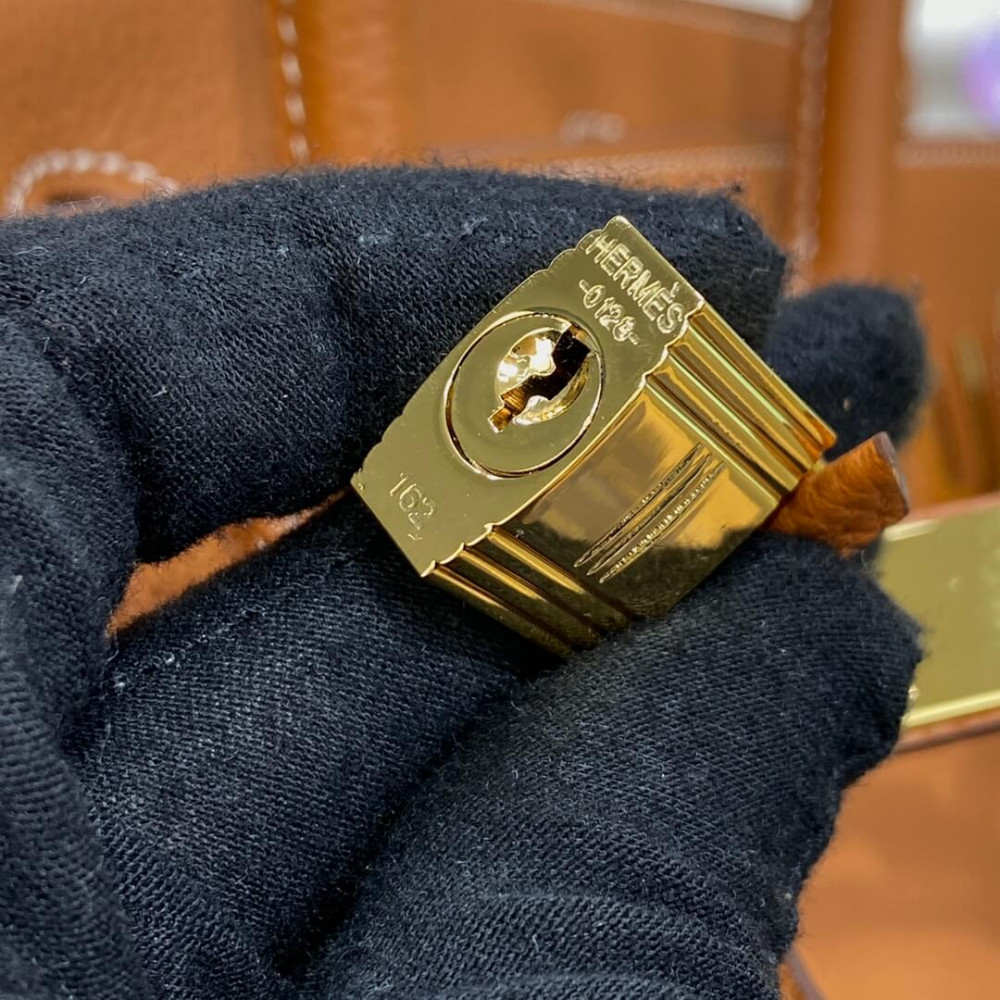 Hermes Birkin 30 Bag Brown Gold Hardware Togo Leather Hermes Birkin 30 Bag Brown Gold Hardware Togo Leather