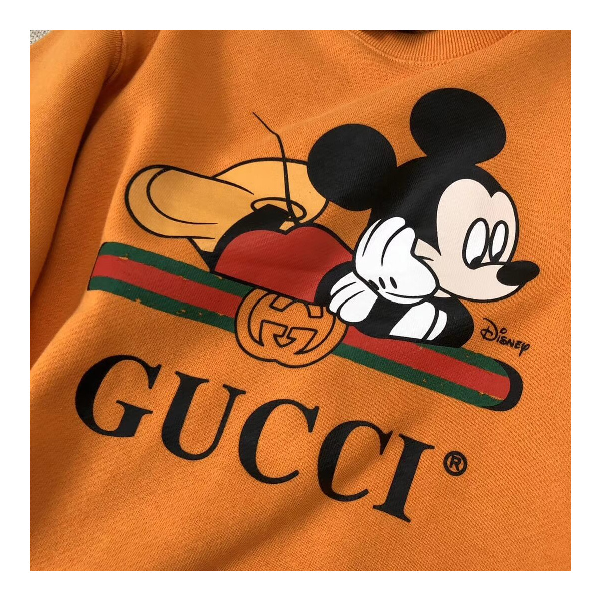 Gucci Oversize Sweatshirt With Disney Mickey 610145 Gucci Oversize Sweatshirt With Disney Mickey 610145