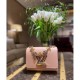 Louis Vuitton Epi Leather Twist PM with Monogram Flowers Chain Louis Vuitton Epi Leather Twist PM with Monogram Flowers Chain