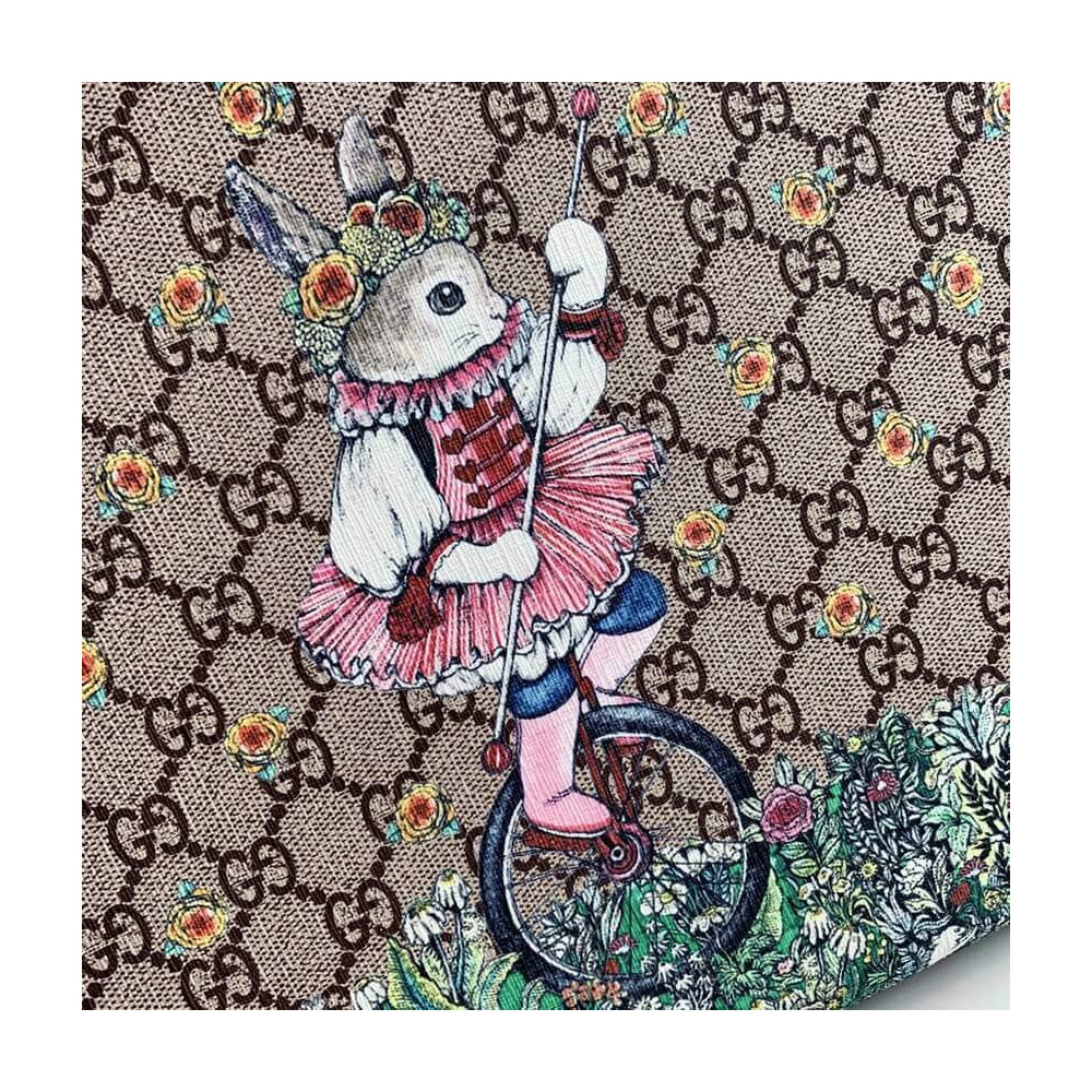 Gucci Yuko Higuchi Tote Bag 630542 Rabbit Print Gucci Yuko Higuchi Tote Bag 630542 Rabbit Print