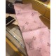 Louis Vuitton Logomania Rainbow Scarf M73057 Pink