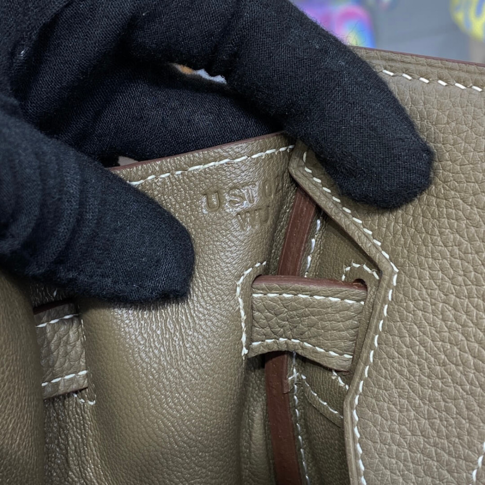 Hermes Birkin 30 Bag Etoupe Gold Hardware Togo Leather Hermes Birkin 30 Bag Etoupe Gold Hardware Togo Leather