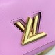 Louis Vuitton Epi Leather Twist PM M59405 Pink Louis Vuitton Epi Leather Twist PM M59405 Pink