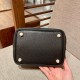 Hermes Picotin Lock Bag in Taurillon Clemence Noir Black Hermes Picotin Lock Bag in Taurillon Clemence Noir Black