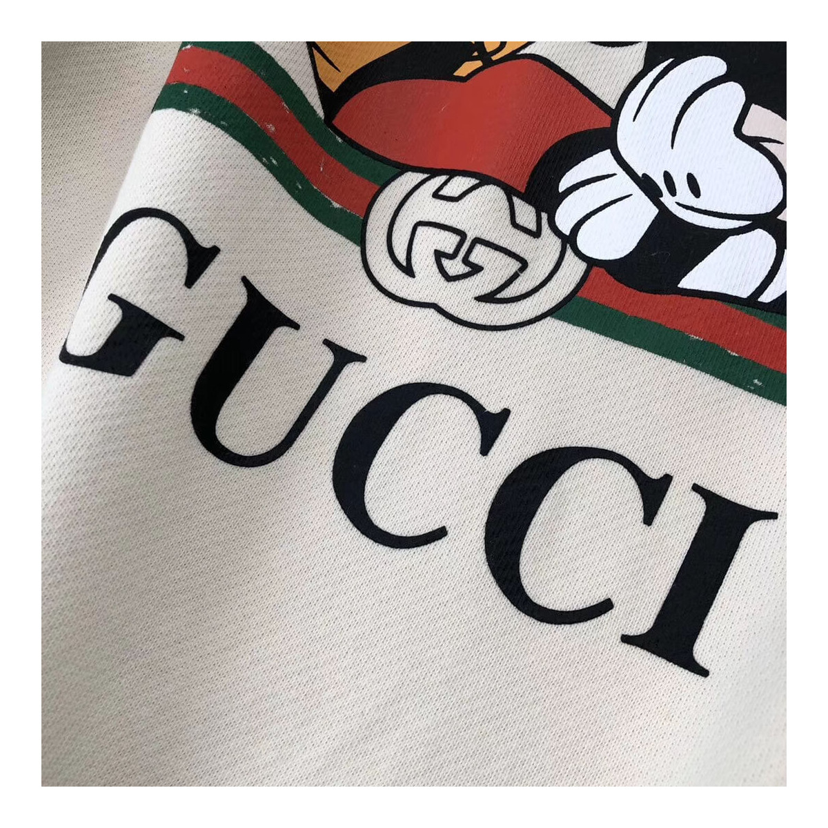 Gucci Oversize Sweatshirt With Disney Mickey 610145 Gucci Oversize Sweatshirt With Disney Mickey 610145