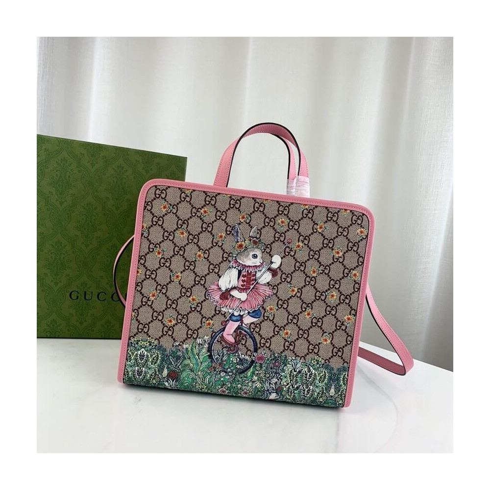 Gucci Yuko Higuchi Tote Bag 630542 Rabbit Print Gucci Yuko Higuchi Tote Bag 630542 Rabbit Print