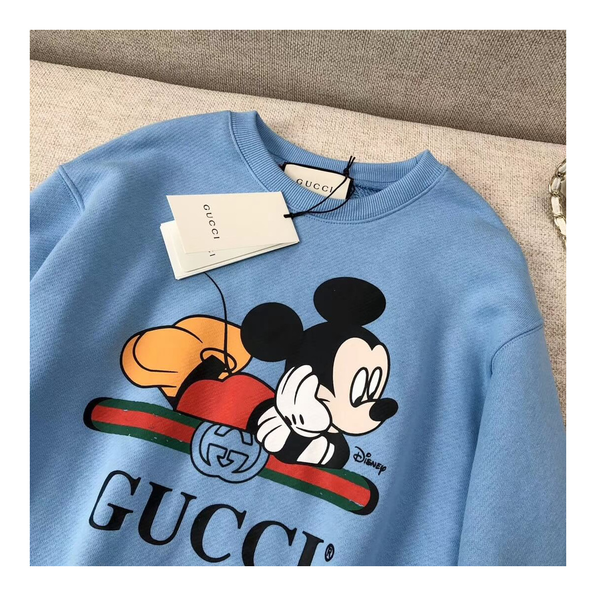 Gucci Oversize Sweatshirt With Disney Mickey 610145 Gucci Oversize Sweatshirt With Disney Mickey 610145