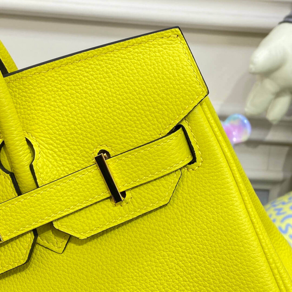 Hermes Birkin 30 Bag Lime Gold Hardware Togo Leather Hermes Birkin 30 Bag Lime Gold Hardware Togo Leather