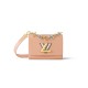 Louis Vuitton Epi Leather Twist PM with Monogram Flowers Chain Louis Vuitton Epi Leather Twist PM with Monogram Flowers Chain