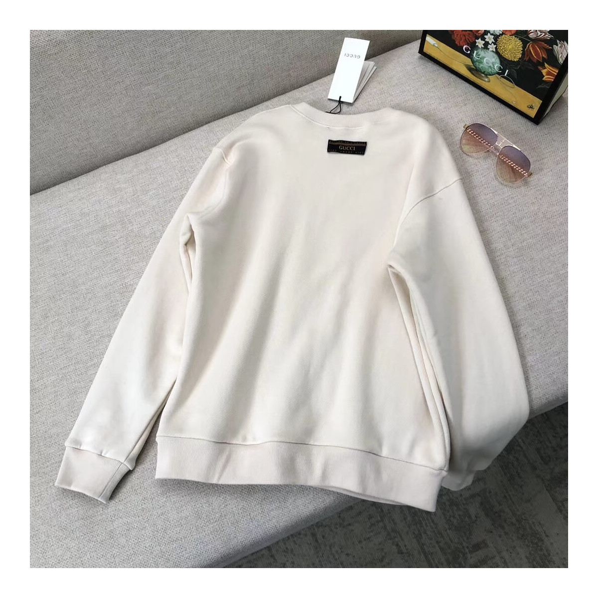 Gucci Oversize Sweatshirt With Disney Mickey 610145 Gucci Oversize Sweatshirt With Disney Mickey 610145