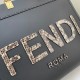 Fendi Sunshine Medium Python Embossed Logo Dark Grey Tote 8BH386 Fendi Sunshine Medium Python Embossed Logo Dark Grey Tote 8BH386