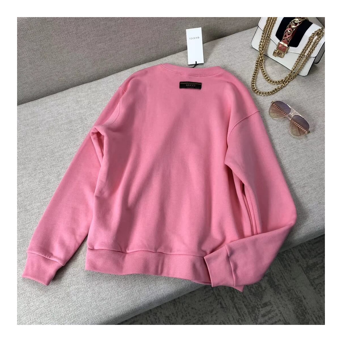Gucci Oversize Sweatshirt With Disney Mickey 610145 Gucci Oversize Sweatshirt With Disney Mickey 610145