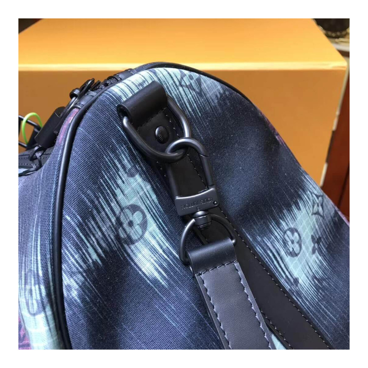 Louis Vuitton Monogram Denim Keepall 50 Bandoulière M44166 Louis Vuitton Monogram Denim Keepall 50 Bandoulière M44166