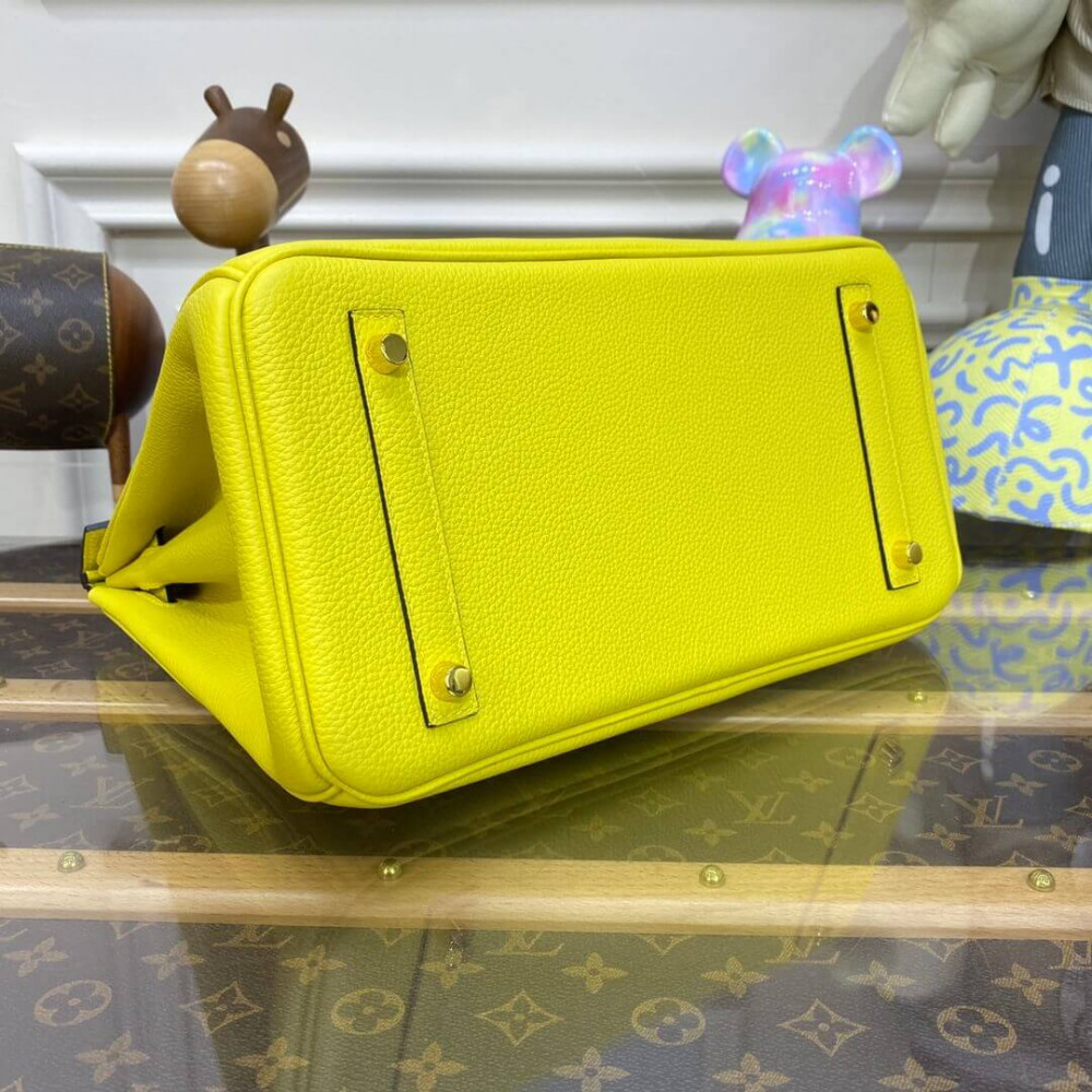 Hermes Birkin 30 Bag Lime Gold Hardware Togo Leather Hermes Birkin 30 Bag Lime Gold Hardware Togo Leather