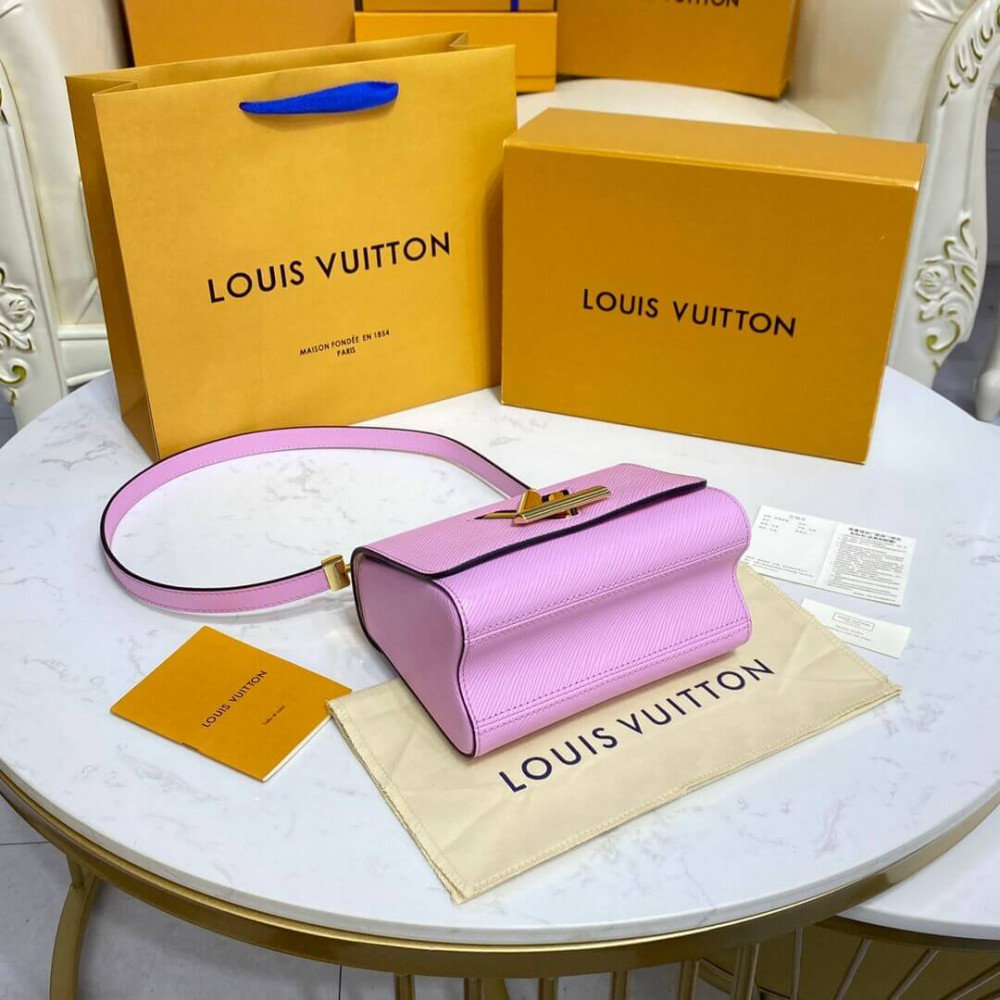 Louis Vuitton Epi Leather Twist PM M59405 Pink Louis Vuitton Epi Leather Twist PM M59405 Pink