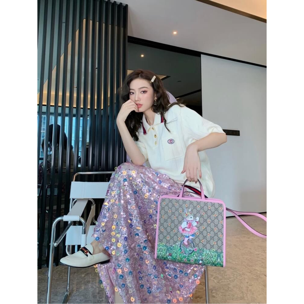 Gucci Yuko Higuchi Tote Bag 630542 Rabbit Print Gucci Yuko Higuchi Tote Bag 630542 Rabbit Print