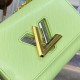 Louis Vuitton Epi Leather Twist PM with Monogram Flowers Chain Louis Vuitton Epi Leather Twist PM with Monogram Flowers Chain