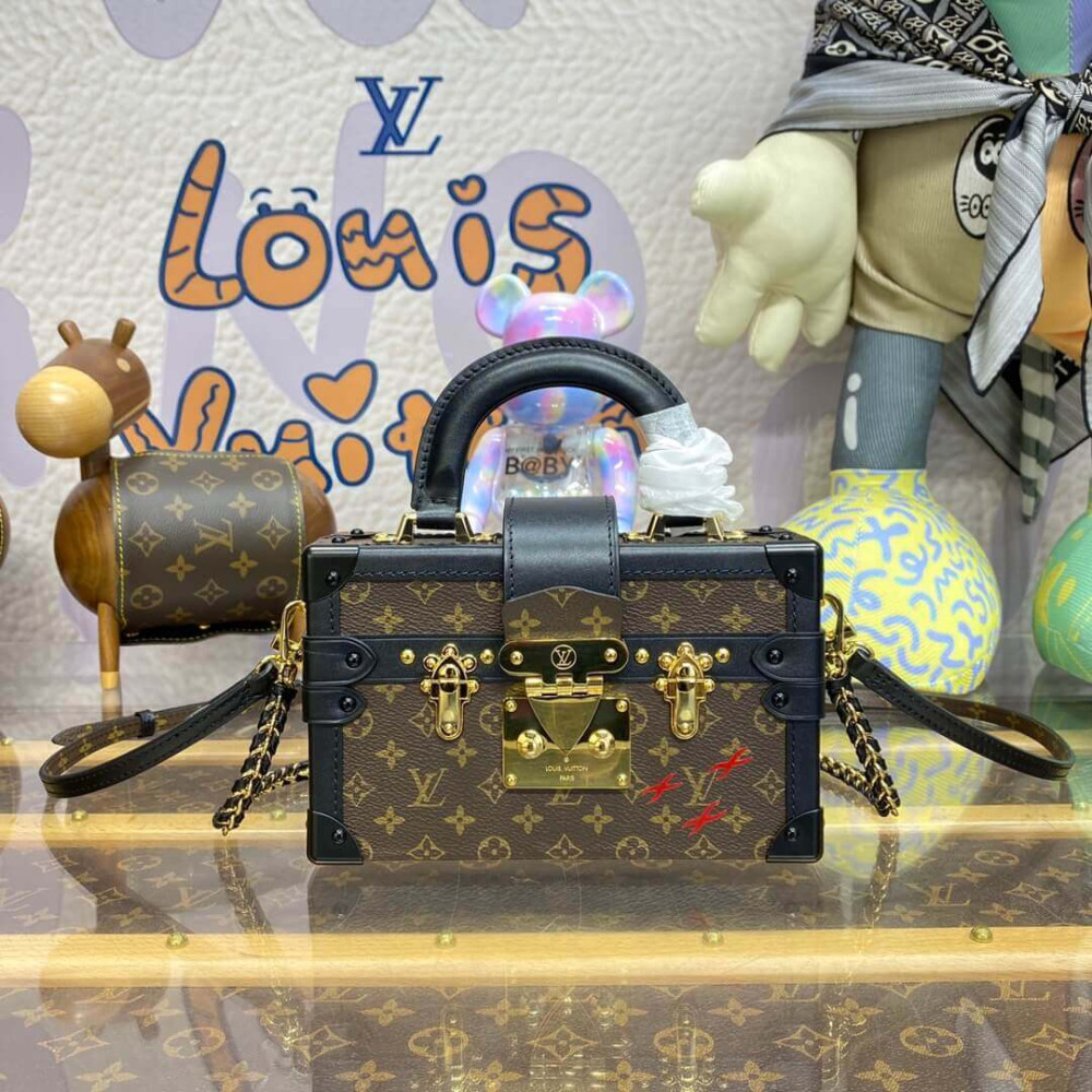 Louis Vuitton Monogram Petite Malle Capitale M46755 Louis Vuitton Monogram Petite Malle Capitale M46755