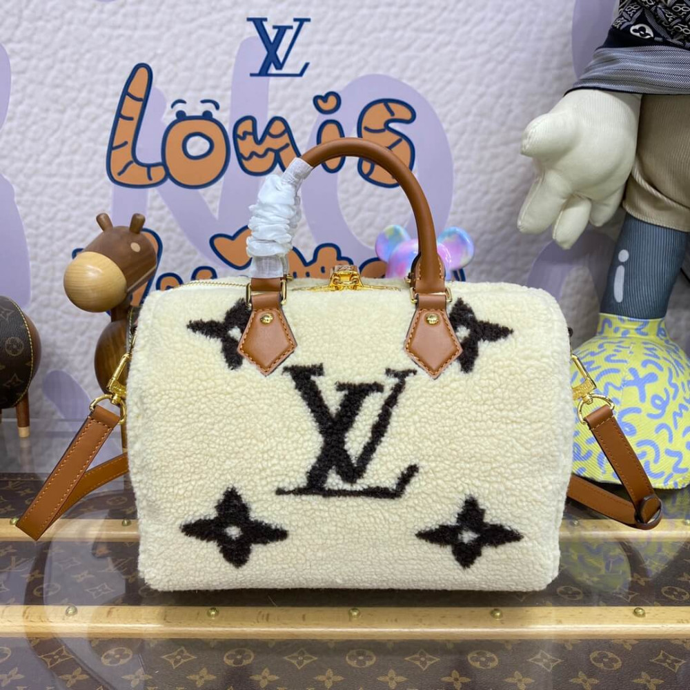 Louis Vuitton Ski Shearling Speedy Bandouliere 25 M23468 Louis Vuitton Ski Shearling Speedy Bandouliere 25 M23468
