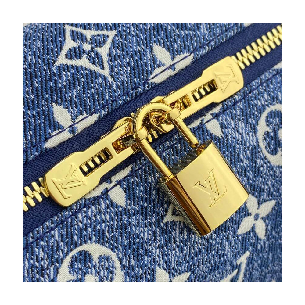Louis Vuitton Monogram Jacquard Denim Speedy Bandouliere 25 M59609 Louis Vuitton Monogram Jacquard Denim Speedy Bandouliere 25 M59609