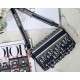 Christian Dior Small DiorCamp Bag in Oblique Embroidery M1241 Christian Dior Small DiorCamp Bag in Oblique Embroidery M1241