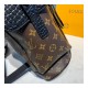 Louis Vuitton Monogram and Crocodile Mat Christopher PM Backpack M43735 Louis Vuitton Monogram and Crocodile Mat Christopher PM Backpack M43735