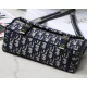 Christian Dior Small DiorCamp Bag in Oblique Embroidery M1241 Christian Dior Small DiorCamp Bag in Oblique Embroidery M1241