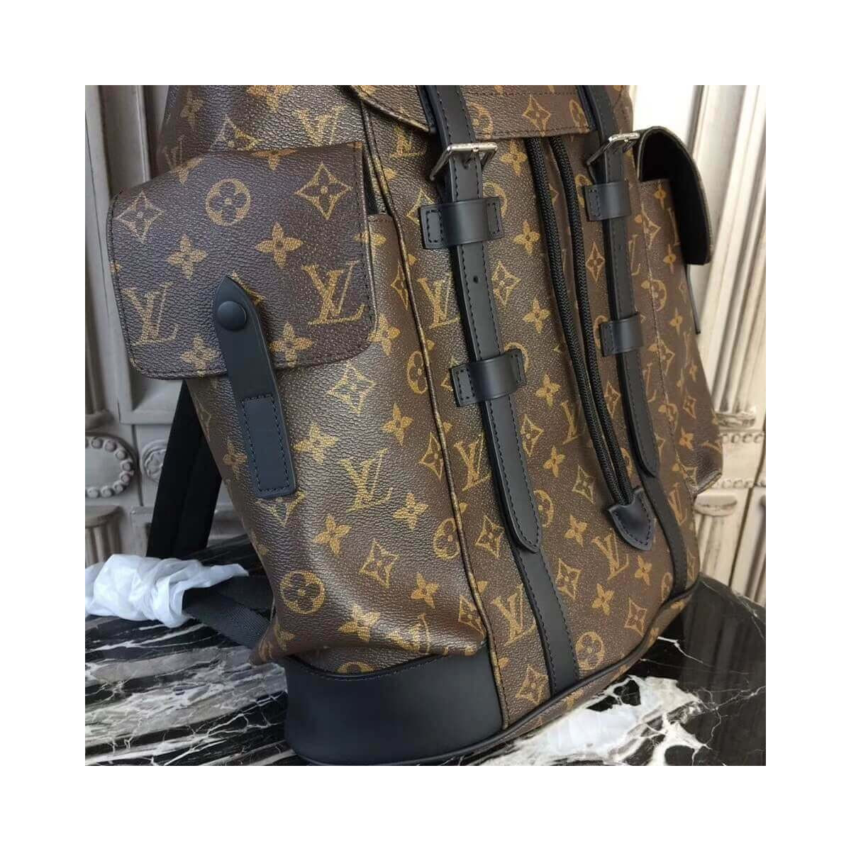 Louis Vuitton Monogram Canvas Christopher PM M43735 Louis Vuitton Monogram Canvas Christopher PM M43735