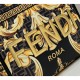 Fendace Sunshine Medium Tote Bag 1006675 Gold/Black Fendace Sunshine Medium Tote Bag 1006675 Gold/Black