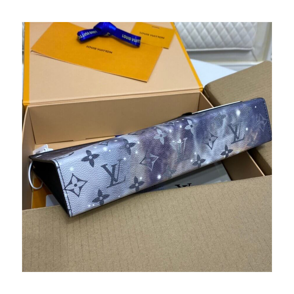 Louis Vuitton Monogram Galaxy Canvas Pochette Voyage M44448 Louis Vuitton Monogram Galaxy Canvas Pochette Voyage M44448