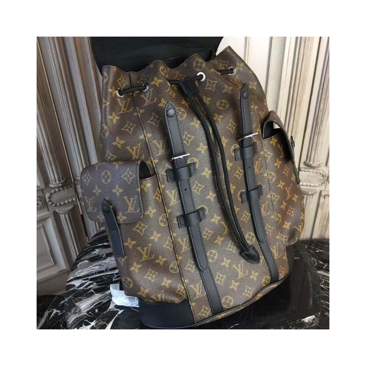 Louis Vuitton Monogram Canvas Christopher PM M43735 Louis Vuitton Monogram Canvas Christopher PM M43735
