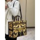 Fendace Sunshine Medium Tote Bag 1006675 Gold/Black Fendace Sunshine Medium Tote Bag 1006675 Gold/Black