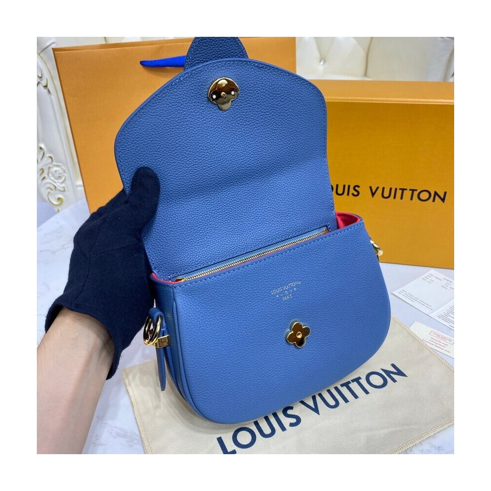 Louis Vuitton LV Pont 9 Soft PM M58964 Blue Louis Vuitton LV Pont 9 Soft PM M58964 Blue