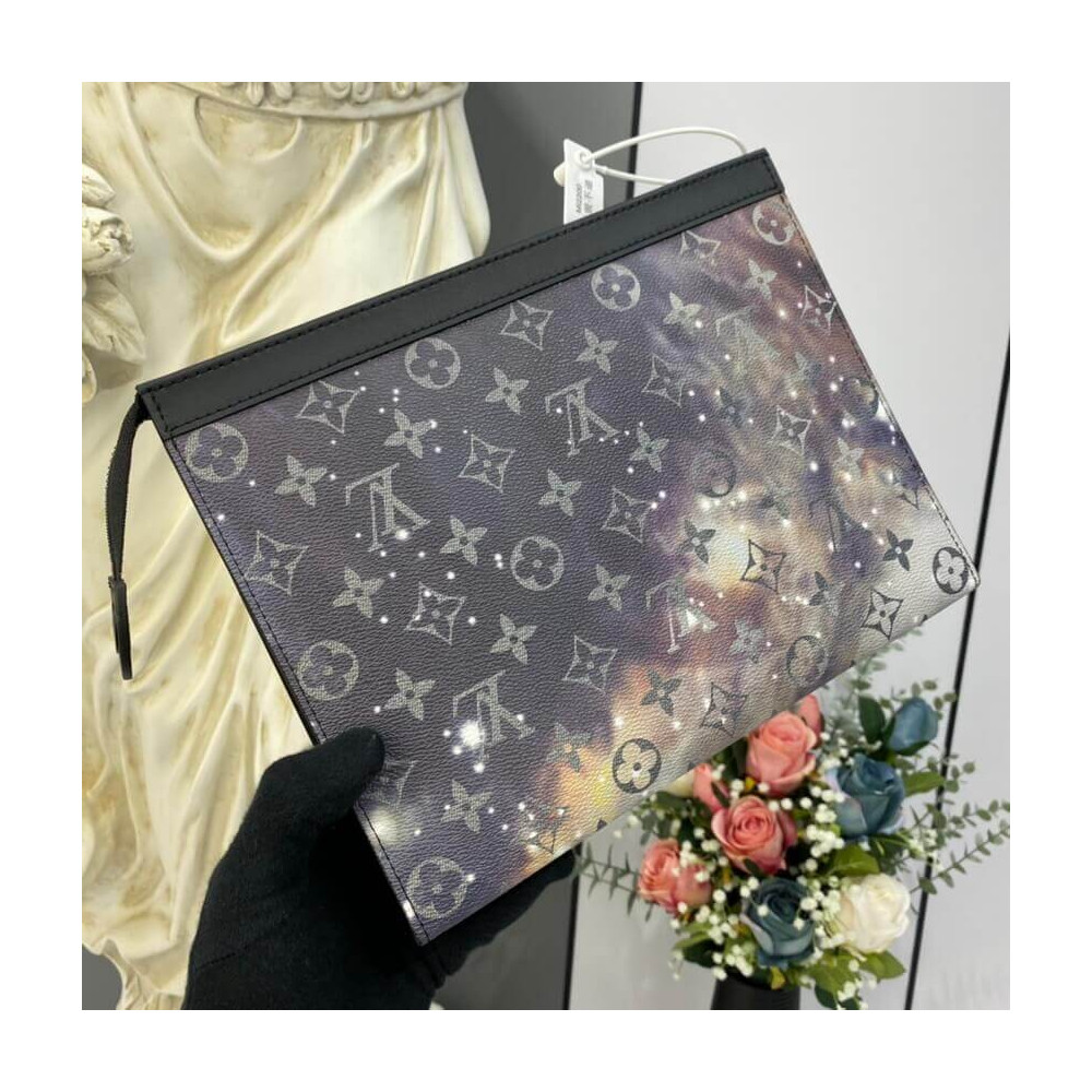 Louis Vuitton Monogram Galaxy Canvas Pochette Voyage M44448 Louis Vuitton Monogram Galaxy Canvas Pochette Voyage M44448