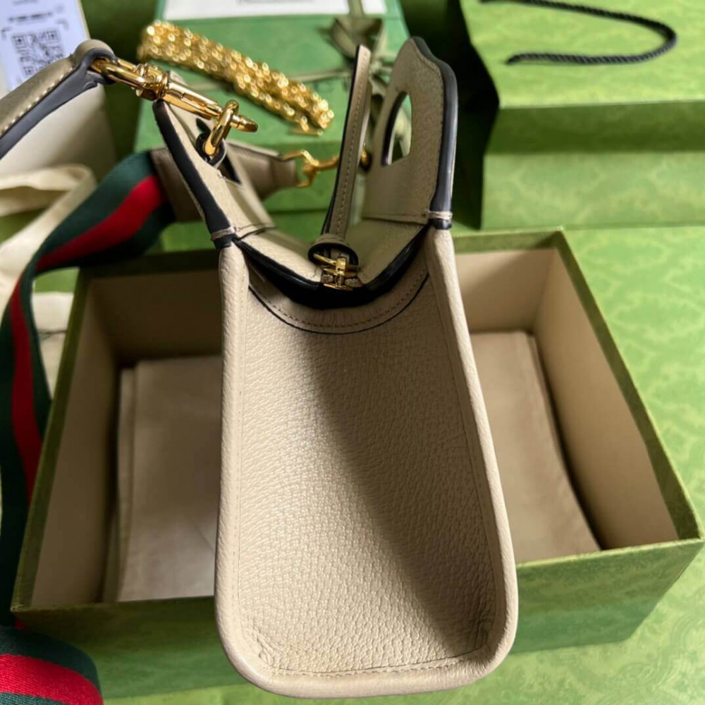 Gucci Ophidia Small Tote With Web 693724 White Gucci Ophidia Small Tote With Web 693724 White