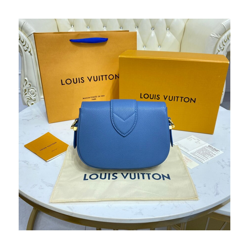 Louis Vuitton LV Pont 9 Soft PM M58964 Blue Louis Vuitton LV Pont 9 Soft PM M58964 Blue
