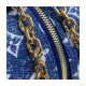 Louis Vuitton Denim Jacquard Textil Square Bag M59611