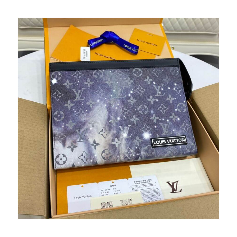 Louis Vuitton Monogram Galaxy Canvas Pochette Voyage M44448 Louis Vuitton Monogram Galaxy Canvas Pochette Voyage M44448