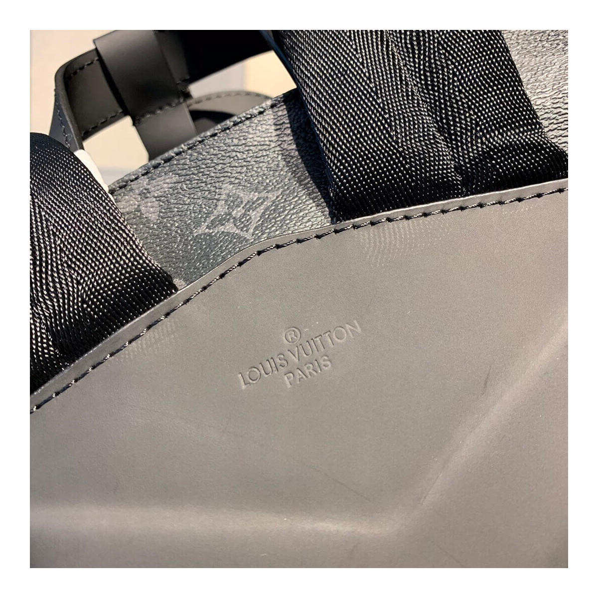Louis Vuitton Monogram Eclipse Canvas Backpack Explorer M40527 Louis Vuitton Monogram Eclipse Canvas Backpack Explorer M40527