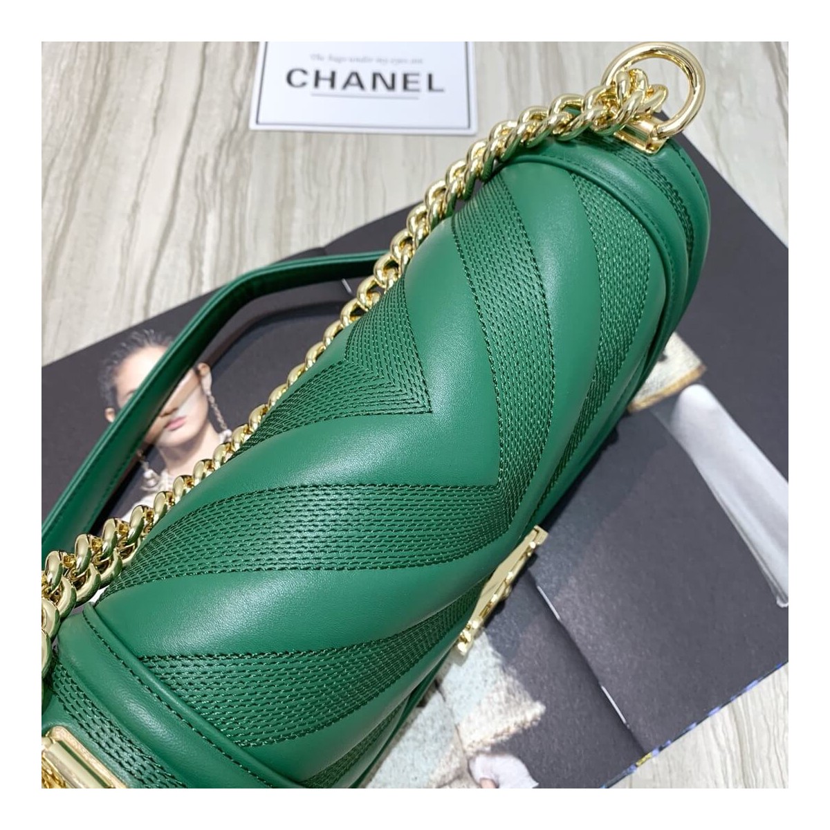 Chanel Calfskin Boy Chanel Handbag A67086 Chanel Calfskin Boy Chanel Handbag A67086