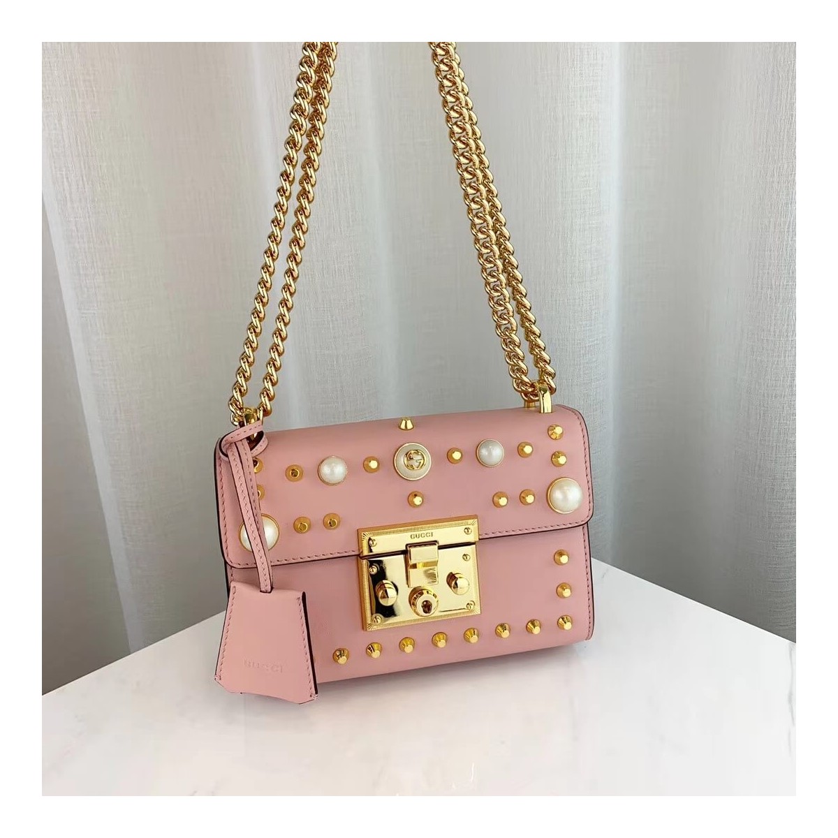 Gucci Padlock Bee Star Small Shoulder Bag 432182 Gucci Padlock Bee Star Small Shoulder Bag 432182