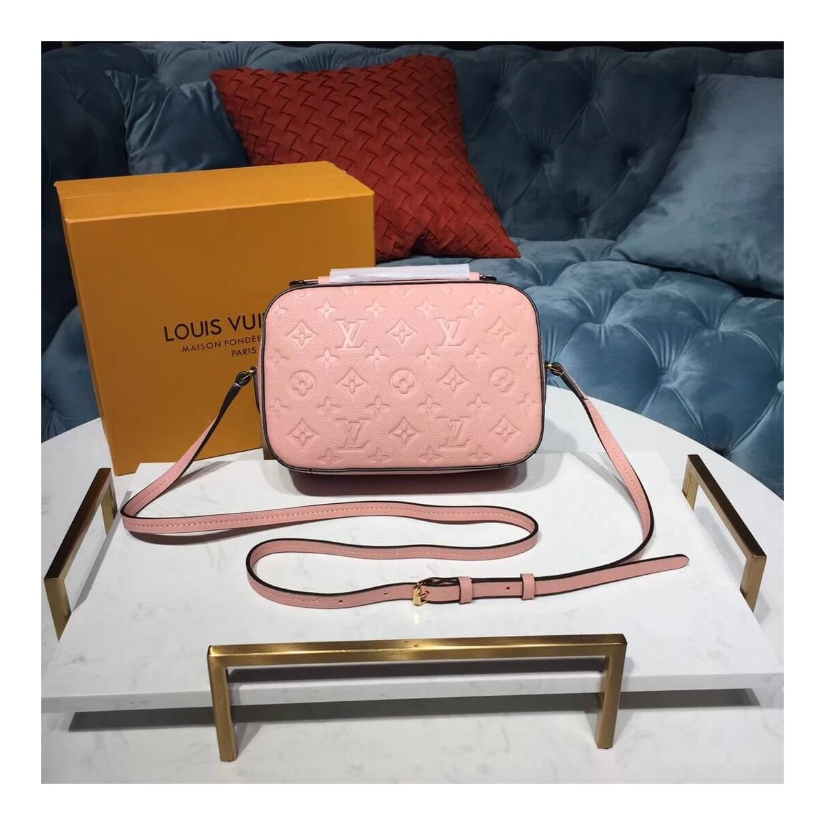 Louis Vuitton Monogram Empreinte Saintonge M44593 Louis Vuitton Monogram Empreinte Saintonge M44593