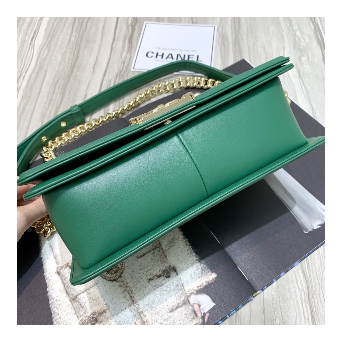 Chanel Calfskin Boy Chanel Handbag A67086 Chanel Calfskin Boy Chanel Handbag A67086