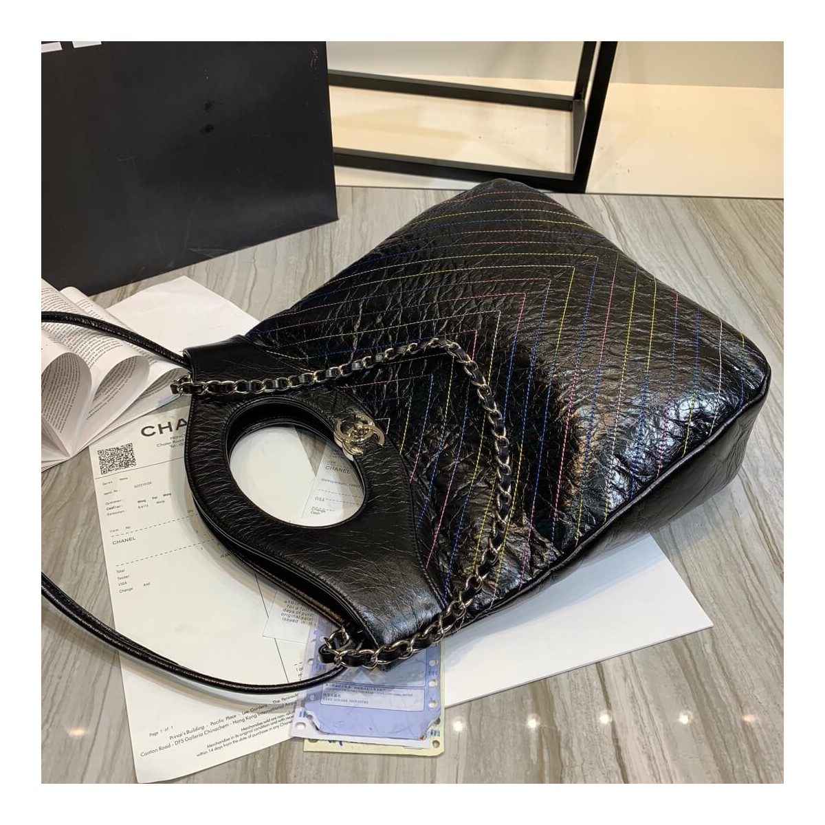 Chanel Crumpled Calfskin Chanel 31 Shopping Bag 0091 Chanel Crumpled Calfskin Chanel 31 Shopping Bag 0091