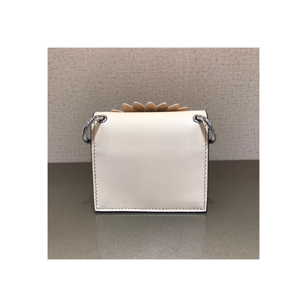 Fendi Micro Kan I Logo Gerbera Leather Shoulder Bag 8BS003 Fendi Micro Kan I Logo Gerbera Leather Shoulder Bag 8BS003