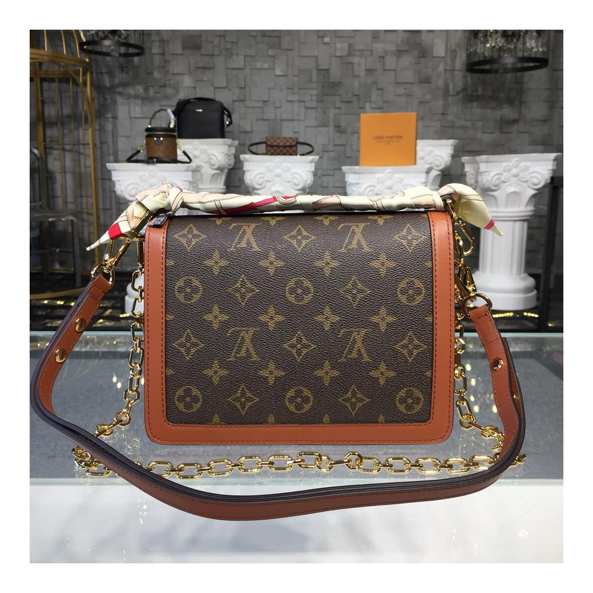 Louis Vuitton Monogram Reverse Canvas Dauphine M43565 Louis Vuitton Monogram Reverse Canvas Dauphine M43565