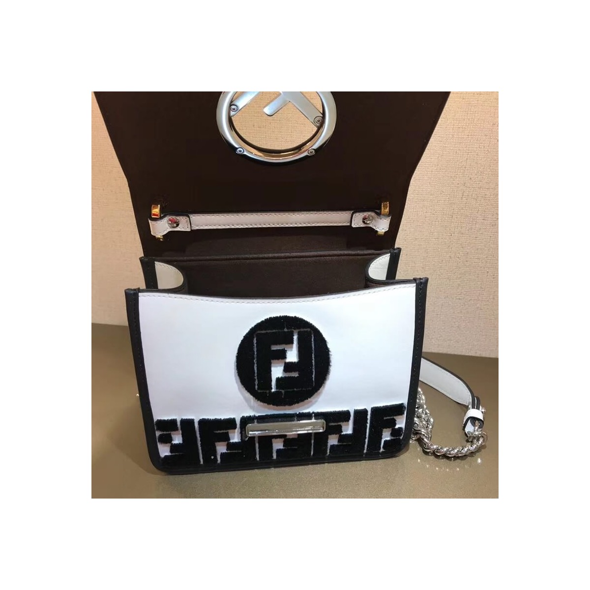 Fendi Small Kan I F Bag 8BT286 Fendi Small Kan I F Bag 8BT286